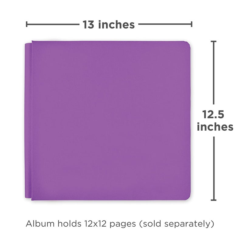 Creative Memories 12x12 Grape Purple Rainbow Rush Album Scrapbook Cover 12x12 True Size - Image 3